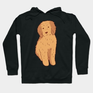 Golden doodle illustration Hoodie